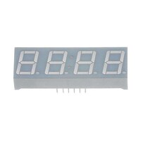 Kingbright 7セグメント 文字高 14.2mm 4桁 LED 数字表示器 CA56 黄 1袋(2個入) CA5612SYKWA