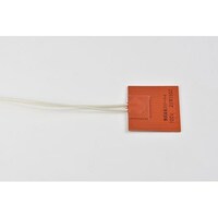 ThreeHigh シリコンラバーヒーター 【リード線延長1m】100V 20W 50mm×50mm リード線1m SR100205050L1