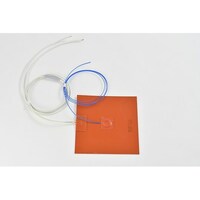 ThreeHigh シリコンラバーヒーター 【熱電対1m、リード線延長1m】 100V 180W 150mm×150mm SR100180150150K1