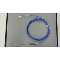 ThreeHigh 温度センサー【熱電対K】シースタイプ(クラス2 ガラス被覆3.0m)SUSシースφ10:100mm TH8196