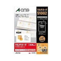 エーワン 名刺・カード用 マルチプリント用紙(10枚) EA759XE171