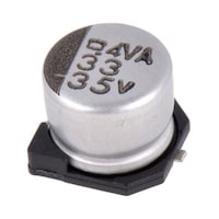 日本ケミコン コンデンサ 33μF 35V dc 1袋(10個入) EMVA350ADA330MF55G