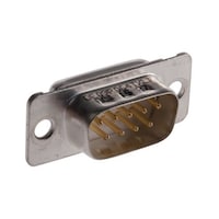 Amphenol ICC Dsubコネクタ 9極 オス パネルマウント DE09P064TXLF ※4個以上から注文可能(販売価格は1個単位の価格)