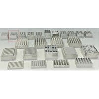 日伸理化 NDM01/NDM11/NDC100共通 アルミブロック マイクロチューブ用 0.5mL×24本用 NDBM0.5×24