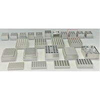 日伸理化 NDM01/NDM11/NDC100共通 アルミブロック 試験管用φ13×12本 NDMBR13×12