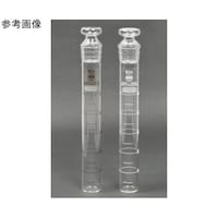 日本理化学器械 比色管(栓付)TS摺部24 100mL シルバーステン目盛 204100B
