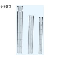 日本理化学器械 比色管(栓ナシ)TS摺部15 25mL 白色目盛 204025WO