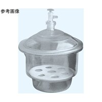 日本理化学器械 ガラスデシケーター(上口タイプ)白 呼称径120 640120