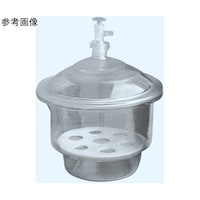 日本理化学器械 ガラスデシケーター(上口タイプ)白 呼称径180 640180