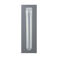 BIOBIK 丸底試験管 10mL キャップ付 未滅菌 100本×10袋入 130008