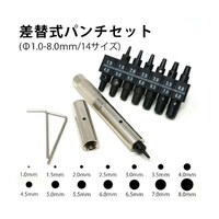 リッチボンド POLARIS(ポラリス) 14サイズ・差替式パンチセット 3591