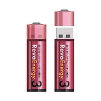 ヒーローグリーン USB充電式 リチウムイオン電池 単3形 2本入 HRE32P
