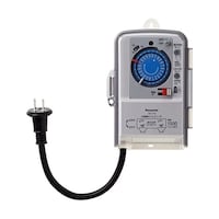 パナソニック タイムスイッチ 24時間式 防雨型 電源コード・コンセント付 TBC171N