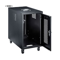 サンワサプライ キャスター付きハブボックス(4U) CPTHBOX4UBK