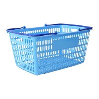 ヤマトサンギョウ 買い物かご ブルー把手 ロイヤルブルー 5個入 SL20