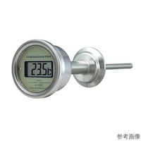 荏原計器製作所 電池タイプ 液晶デジタル温度計(中心裏出し型 サニタリー型ヘルール式)φ8×100mm TDL75TTC1C