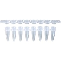 FastGene 0.2mL 8連PCRチューブ+フラットキャップ 120ストリップ FG028FC