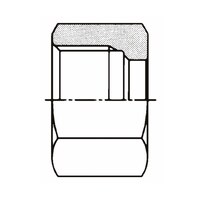 イハラサイエンス NE形鋼管用くい込み継手 ナット KKN 6mm KKN06000E ※2個以上から注文可能(販売価格は1個単位の価格)