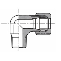 イハラサイエンス B1形銅管用くい込み継手(低圧用) エルボニップル(おす) KLN 10mm KLN10R3/8B1