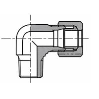 イハラサイエンス B1形銅管用くい込み継手(低圧用) エルボニップル(おす) KLN 4mm KLN4R1/8B1
