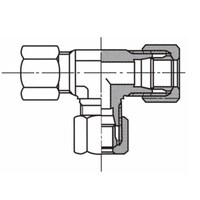 イハラサイエンス B形銅管用くい込み継手(高圧用) ティー KT 6mm KT6B