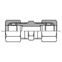 イハラサイエンス B形銅管用くい込み継手(高圧用) ユニオン KU 6mm KU6B