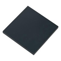 アズワン 樹脂カット板 ABS黒 250×430×1mm