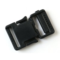 YKK プラスチックパーツ バックル 20mm巾 黒 1個 LB20580 ※4個以上から注文可能(販売価格は1個単位の価格)
