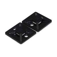 RS Pro 結束バンドベース RS PRO, 長さ 19.5mm, 幅 19.5 mm, ナイロン 66, 黒 1袋(10個入) 2040242 ※4袋以上から注文可能(販売価格は1袋単位の価格)