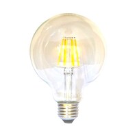 東京メタル工業 60W相当 LEDフィラメントボール型電球 クリア E26 色温度2200Kタイプ LDG6LC22K60WTM