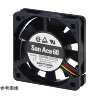 サンヨウデンキ K ファンモータ SanAce DCファン PWMコントロール機能あり リブあり パルスセンサ □80mm 9HVB0812P1G001