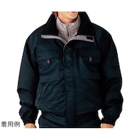 ミドリ安全 防寒作業服 撥水加工 コート M3139上 ブラック LLサイズ M3139UELL