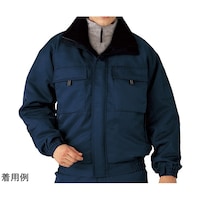 ミドリ安全 防寒作業服 撥水加工 コート M3137上 ネイビー 3Lサイズ M3137UE3L