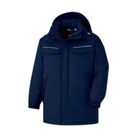 ミドリ安全 防寒作業服 帯電防止JIS適合 GORETEX 防水コート VE1087上 ネイビー 5Lサイズ VE1087UE5L