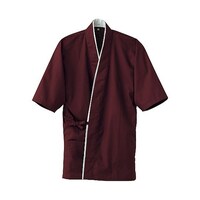 セブンユニフォーム 作務衣上衣 EA30612(男女兼用)えんじ SS
