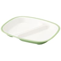 江部松商事 Eエポカルカラー食器 角仕切皿 PNS21EG 若草