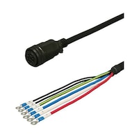ダイヤトレンド 三菱電機対応電源ケーブル 電磁ブレーキ付き 7m 可動 ストレートプラグ DSVPWS120BM007E