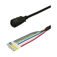 ダイヤトレンド 三菱電機対応電源ケーブル 電磁ブレーキ付き 8m 可動 ストレートプラグ DSVPWS135BM008E