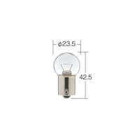 小糸製作所 ノーマルバルブ 一般電球 定格:24V20W 口金BA15s ガラス球G23 光色クリア /入数:1箱(10個入り) 4313
