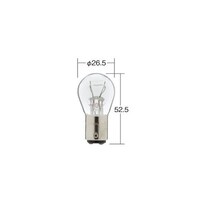 小糸製作所 ノーマルバルブ 一般電球 定格24V 25/10W 口金BAY15d ガラス球S25 光色クリアー 1箱(10個入り) 4722