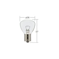 小糸製作所 ノーマルバルブ 一般電球 定格24V 35W 口金BA15s(ツバなしシングル)ガラス球RP35 光色クリアー 1箱(10個) 9521