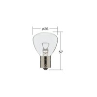 小糸製作所 ノーマルバルブ 一般電球 定格24V 40W 口金BA15s(ツバなしシングル)ガラス球RP35 光色クリアー 1箱(10個) 9522