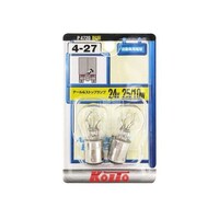 小糸製作所 24V 25/10W 口金BAY15d ガラス球S25 2個入り P4720
