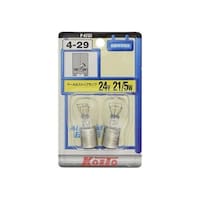 小糸製作所 24V 21/5W 口金BAY15d ガラス球S25 2個入り P4735