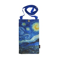 名画 スマホショルダーバッグ(ゴッホ「星月夜」) AS00905