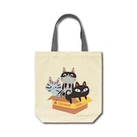 糸井忠晴 コットン トートバッグ「箱ねこ」 IT01536