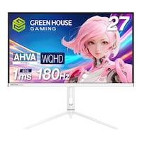 グリーンハウス 27型ワイドゲーミング液晶ディスプレイ GHGLCC27WBWH