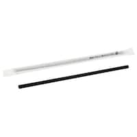 パックスタイル 国産 紙ストロー 6φ×196mm 黒 パックスタイル 1ケース(250個×12セット入) 00696852