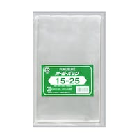 福助工業 テープ無 OPP袋 オーピーパック テープなし 1525 福助工業 1個(100枚入) 0840475