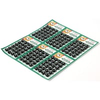 イシザキ 500番 スナップ 0番 8mm 黒 24組×6シート F5000B